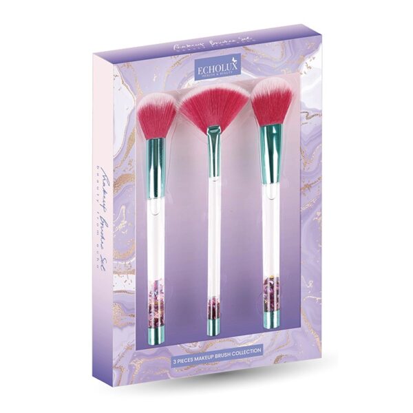 3 in 1 makeup brush set