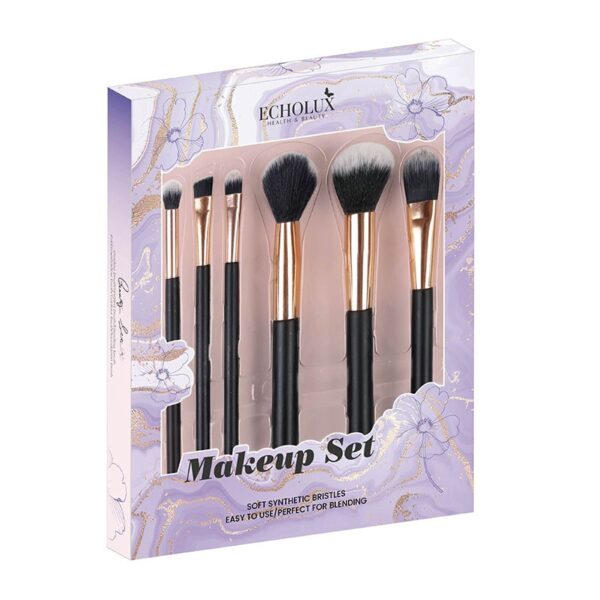 6 pieces makeup brush set