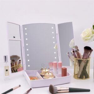 Folding Magnifying Makeup Mirror
