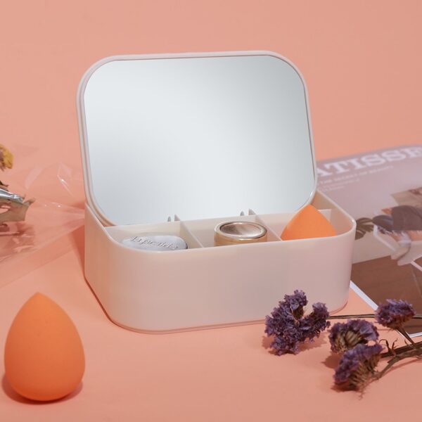 Portable vanity mirror storage box-4