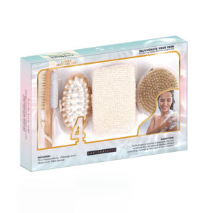 4 Piece Bath Brush Sets