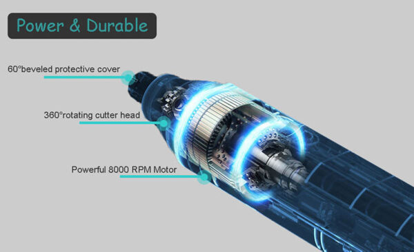 Waterproof Nose Hair Removal Trimmer-2