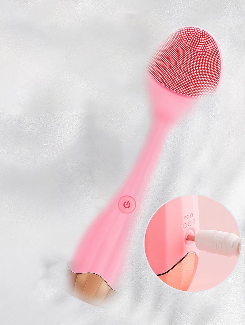 Waterproof Silicone Facial Cleansing Brush-7