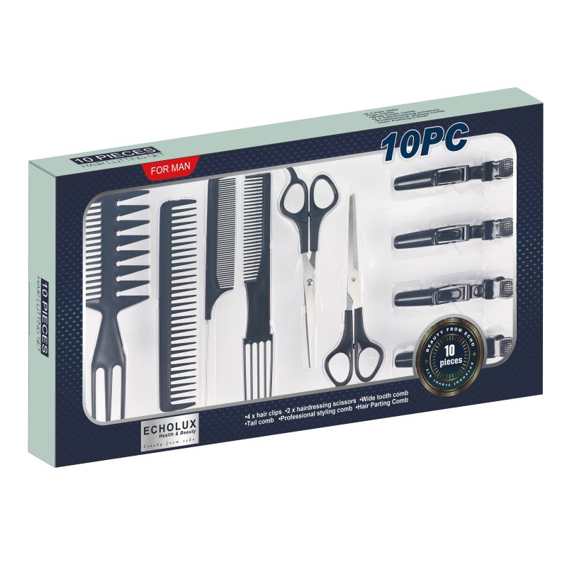 10 Pieces Hair Cutting Set