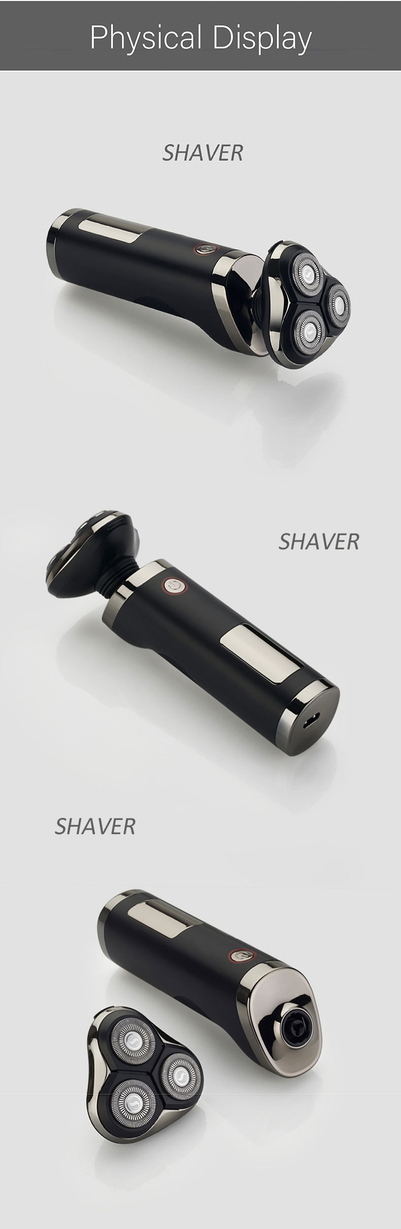 Electric Shaver Rotating Body Washing Shaver-13