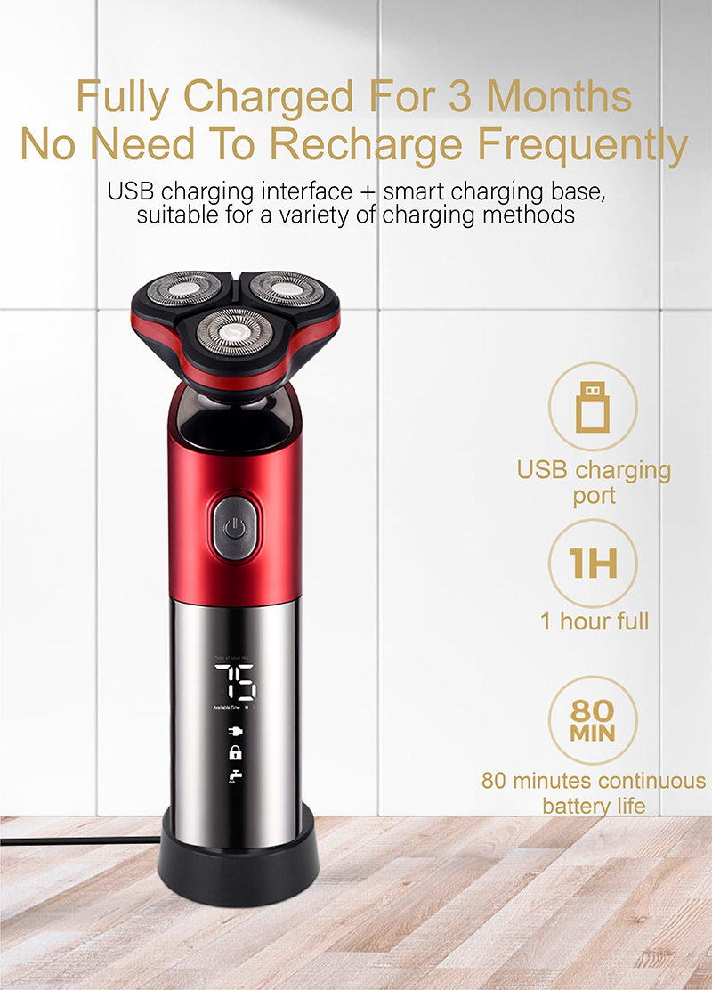 Rechargeable Electric Shaver-11