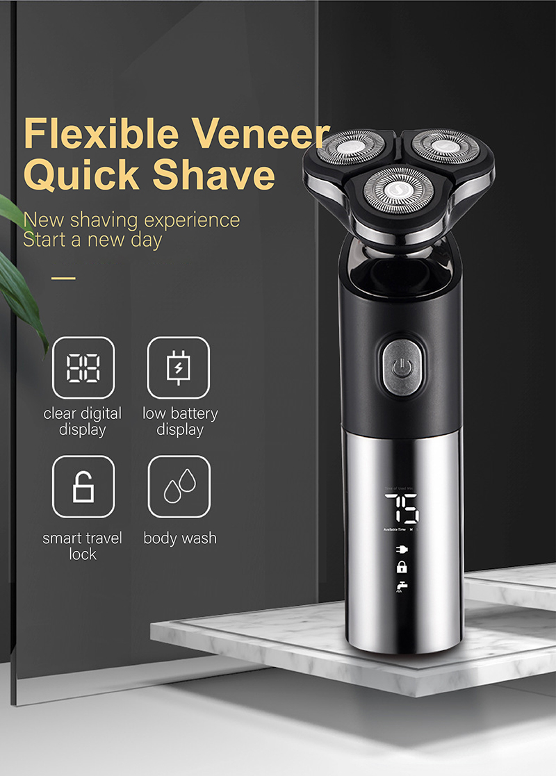 Rechargeable Electric Shaver-6