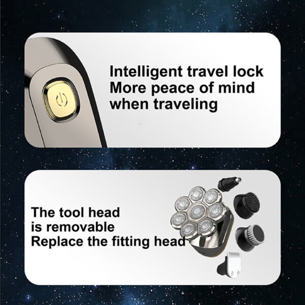 Rechargeable Rotary Shavers Mens-3